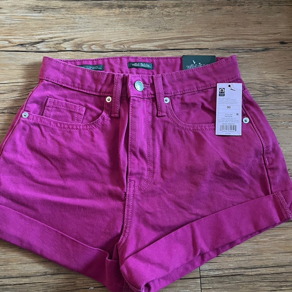 Wild Fable High Waist Pink Shorts